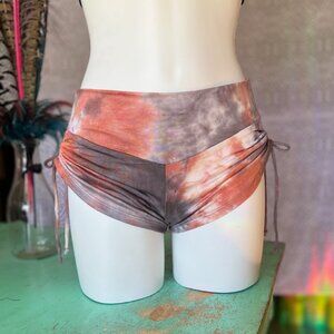 Tie Dye Crush Print Cinch Shorts - Warrior Within Designs